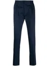 Moorer Montale-we Tailored Trousers In Blue