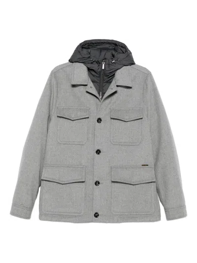 Moorer Monti Hooded Jacket In Multi