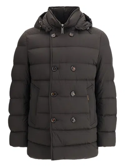 Moorer Dark Brown Polyamide Jacket