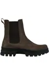 Moorer Morisot-p5 Lug-sole Boots In Brown