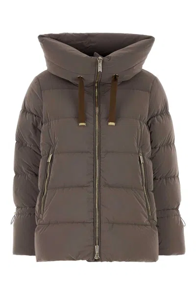 MOORER MUD NYLON BLEND GIADA DOWN JACKET