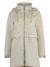 Moorer Murano Technical Fabric Hooded Jacket In White