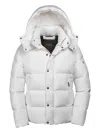 Moorer Nadir-stp Hooded Padded Jacket In White