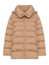 Moorer Natalia Down Jacket In Brown