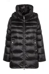Moorer Natalia Down Jacket With Hood In Black