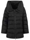 Moorer Natalia S-3 A-line Downjacket In Animal Print