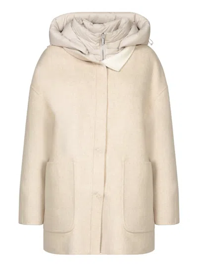 Moorer Natisha Sand Angora Jacket In Neutral