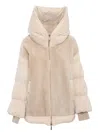 Moorer Stone Nausica Down Jacket In Gray