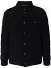 Moorer Padded Down Jacket Featuring Multiple Pockets In Black