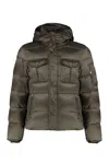 Moorer Nevio Hooded Down Jacket In Green