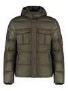 Moorer Nevio Hooded Down Jacket In Green