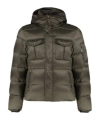 Moorer Nevio Hooded Down Jacket In Black