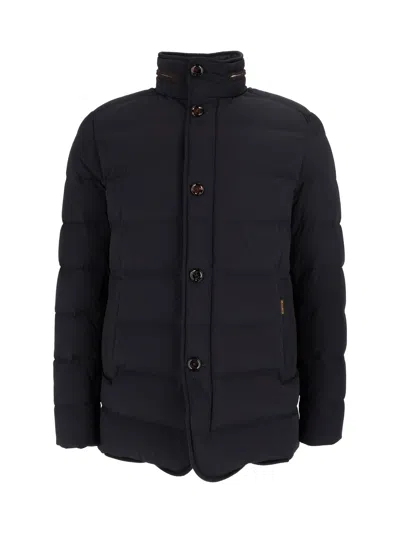 Moorer Nolde-kn Quilted Coat In Multi