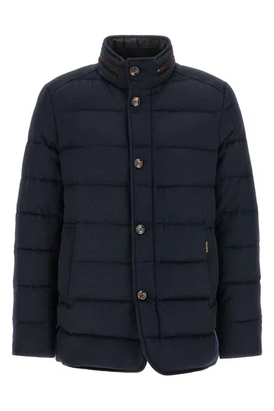 Moorer Nolde Ls9 Down Jacket High Collar In Multi