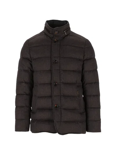 Moorer Nolde-ls9 Quilted Padded Jacket In Burgundy