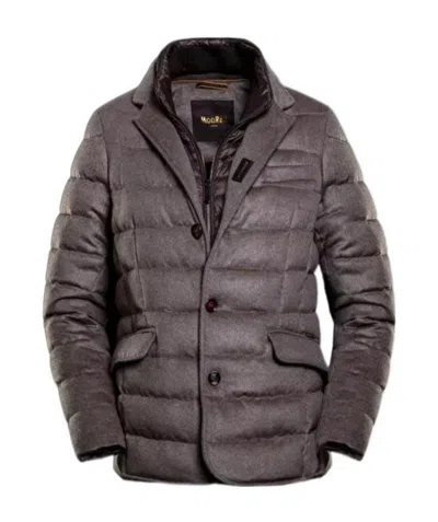 Moorer Nomo Quilted Down Jacket In Black