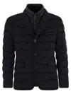 Moorer Nomos-ls9 - Jacket-style Down Jacket In Black