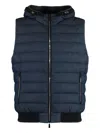 Moorer Padded Bodywarmer In Blue