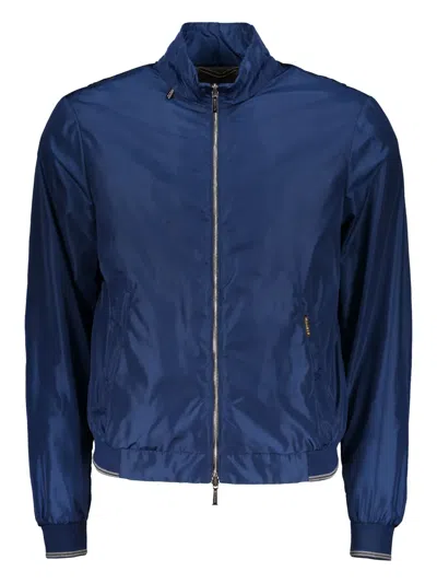 Moorer Nunzioam Zip Jacket In Blue