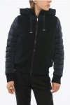 Moorer Nylon Flavia Down Jacket With Knitted Inserts