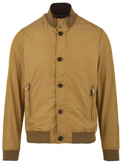 Moorer Coats Ochre In Orange