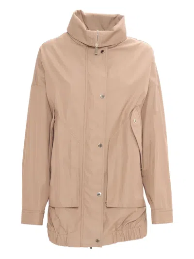 MOORER OLINDA DRAWSTRING-WAIST JACKET