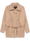 Moorer `olinda` Jacket In Beige