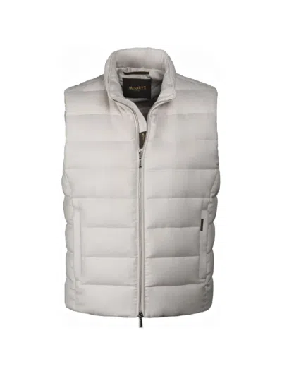 Moorer Oliver-ba1 Quilted Padded Gilet In Neutral