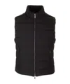 Moorer Oliver Kn Sleeveless Down Jacket In Black