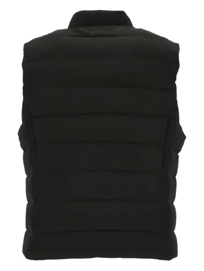 Moorer Oliver Quilted Zip-front Gilet In Black