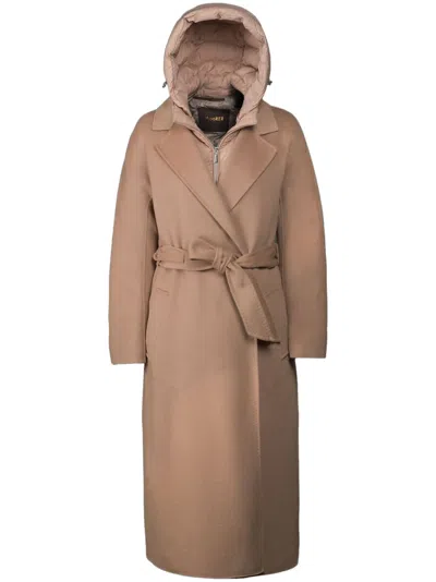 Moorer Olivie Coat In 中性色