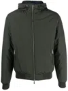 Moorer Oniro Feather-down Jacket In Green