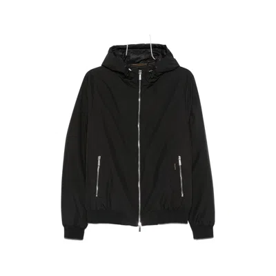 Moorer Oniro Hooded Jacket In Black