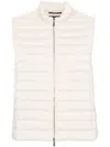 Moorer Oprah-os Padded Gilet In Neutrals