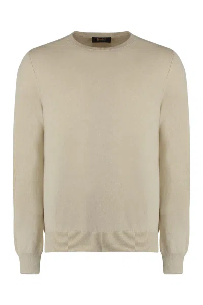Moorer Orvieto Crew-neck Cashmere Sweater In Neutral