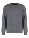 Moorer Orvieto Crew-neck Cashmere Sweater In Gray