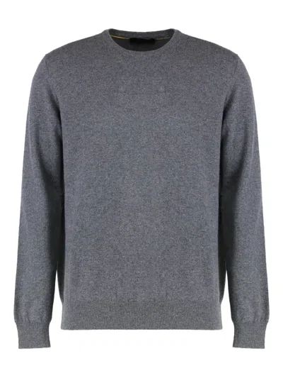 Moorer Orvieto Crew-neck Cashmere Sweater In Gray