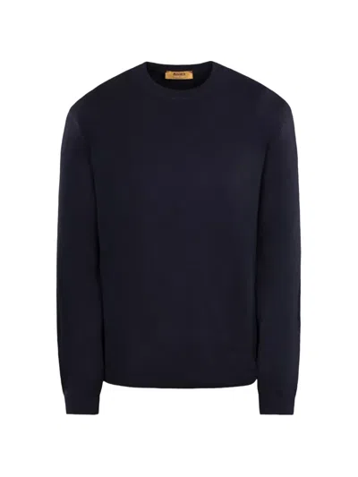 Moorer Orvieto Crew-neck Sweater In Blue