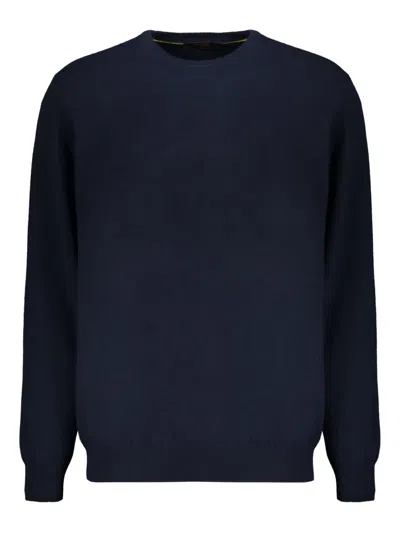 Moorer Orvieto-dd Long-sleeve Sweater In Blue
