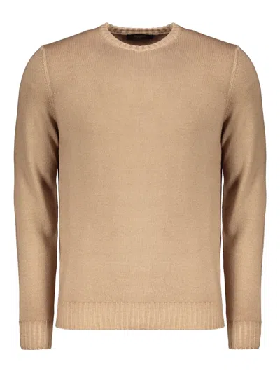 Moorer Orvieto-xt Long-sleeve Round-neck Sweater In Multi