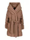 Moorer Osiride-stp Coats Rose In Brown