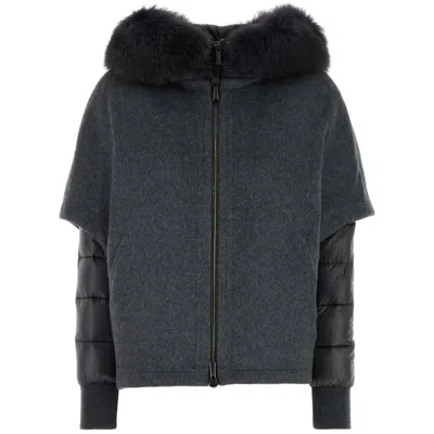 Moorer Outerwear In Blue