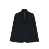 Moorer Button Zip Jacket In Black