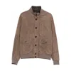 Moorer Button-fastening Flap-pocket Jacket In Brown