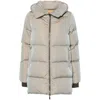 Moorer Carinzia Puffer Jacket In Gray