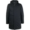 Moorer Smooth Medium Hooded Parka With Adjustable Cuffs