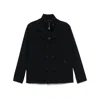 Moorer Layered-effect Jacket In Blue