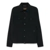 Moorer Silk Jackets In Blue