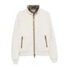 Moorer Long-sleeved Stand-up Collar Jacket In Neutral