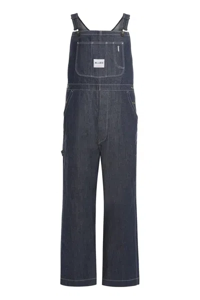 Moorer Overalls In Jeans In Blue